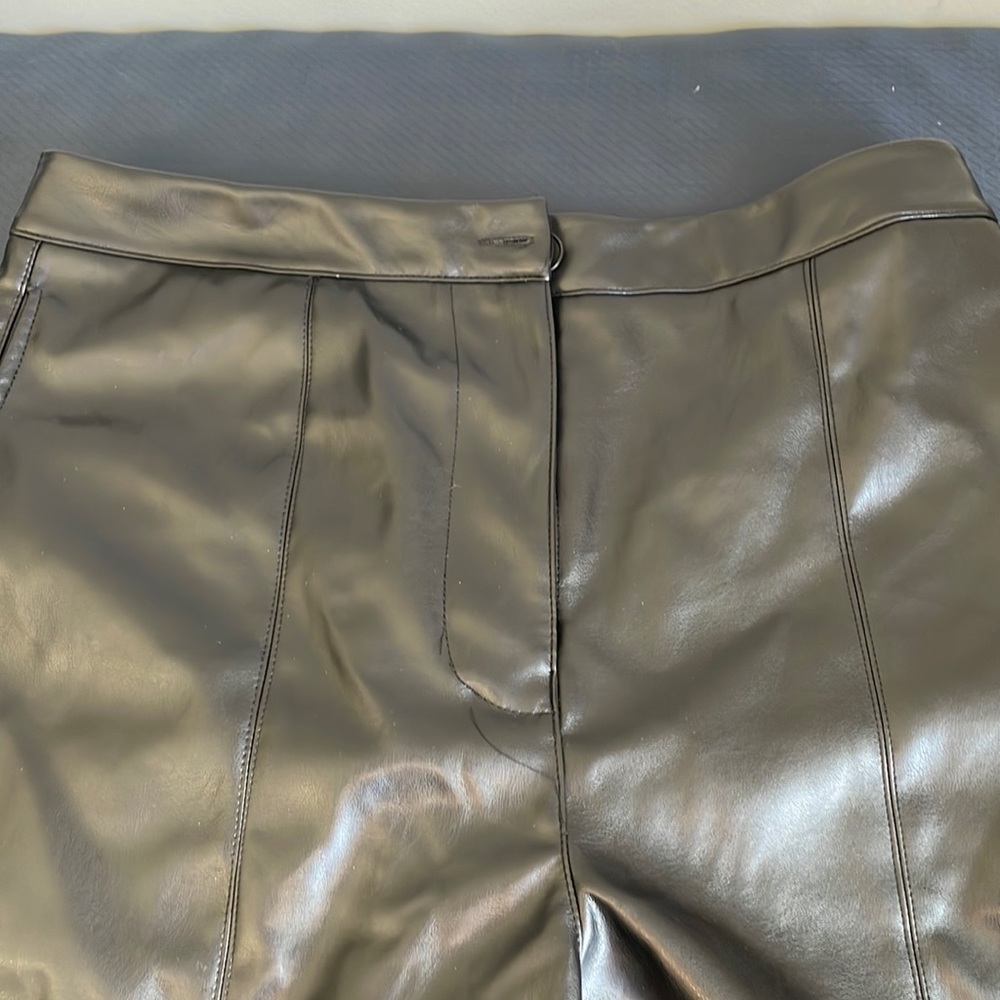 Wide Leather pants